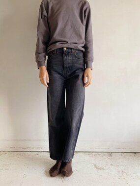 B Sides Jeans - Plein Relaxed Straight Stil Black